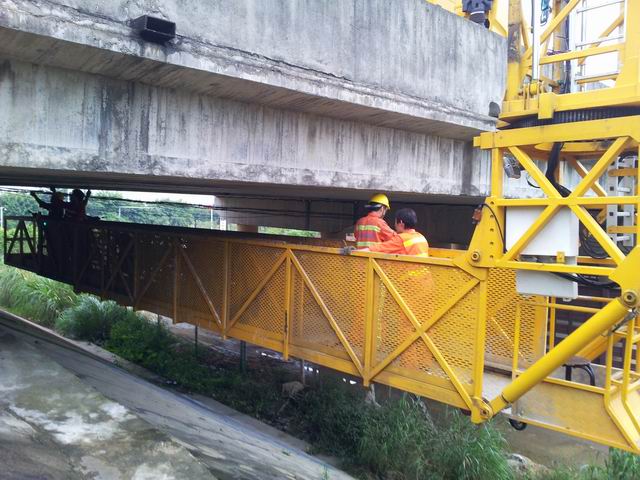 福銀高速沙堤大橋檢測