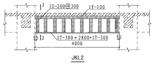 碳纖維加固梁底平面